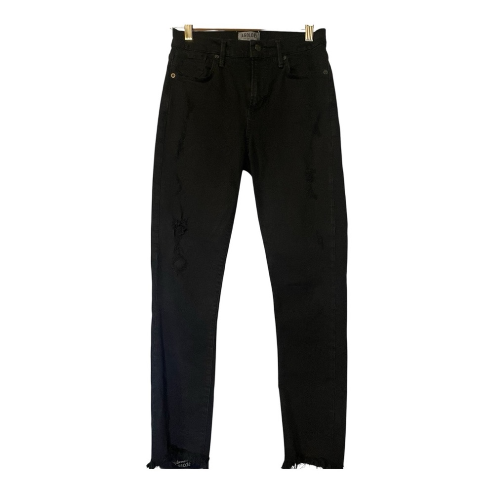 Agolde Sophie High Rise Black Skinny Crop size 25